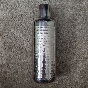 Cocktail Shaker with Hammered Silver Finish